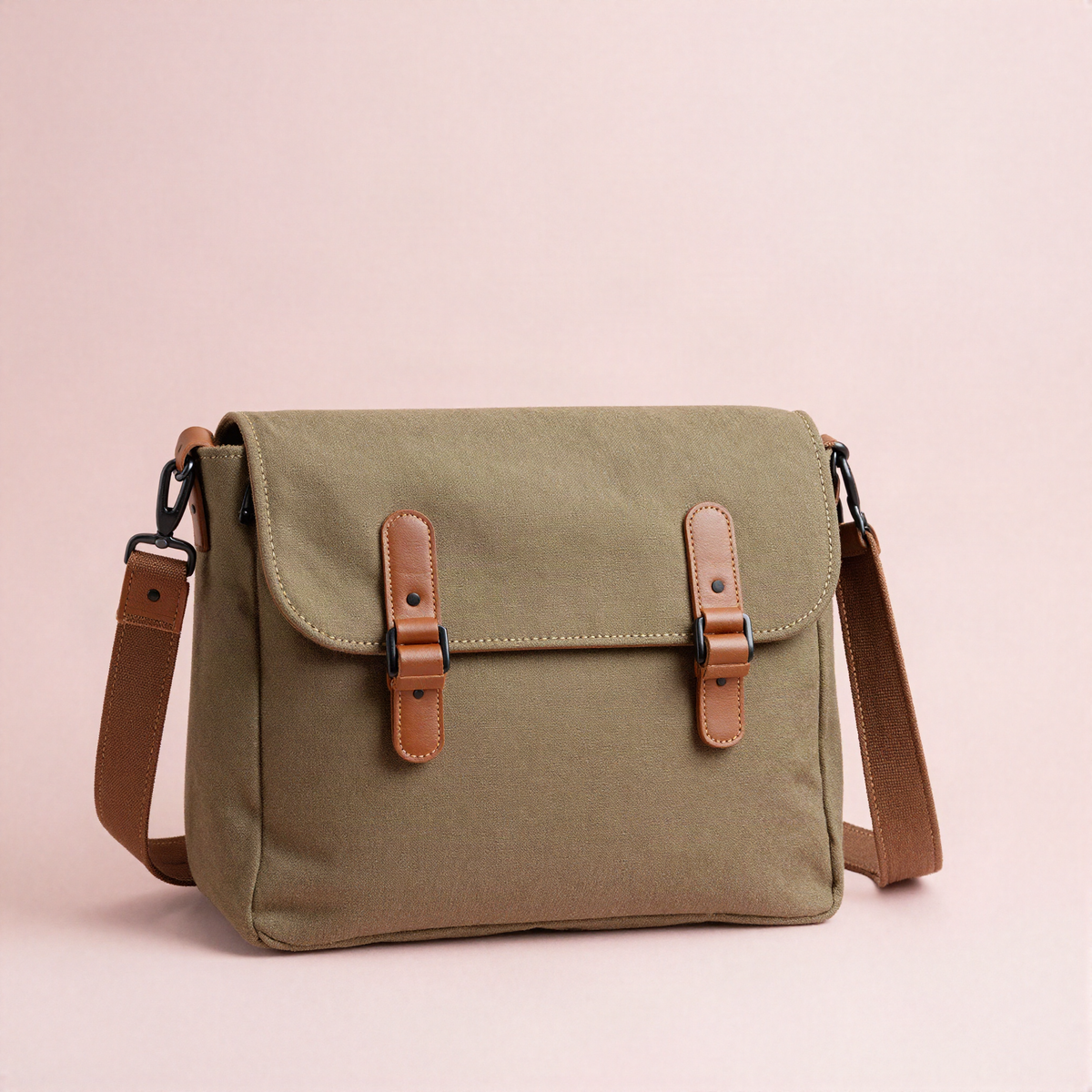Waxed Canvas Messenger Bag