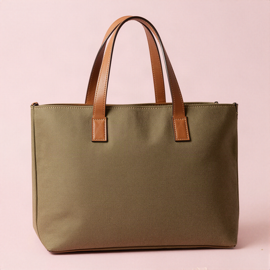 Waxed Canvas Tote Bag