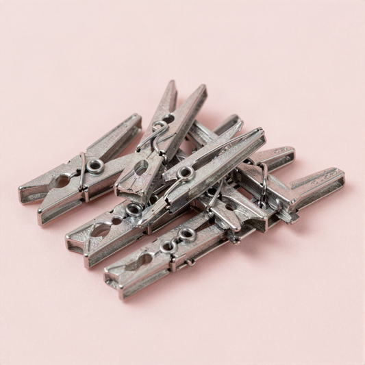 Stainless Steel Clothespin Set