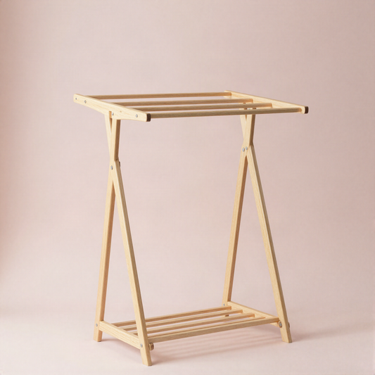 Folding Wooden Drying Rack