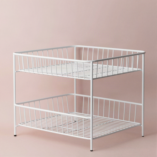 Under Shelf Wire Basket, Set of Two